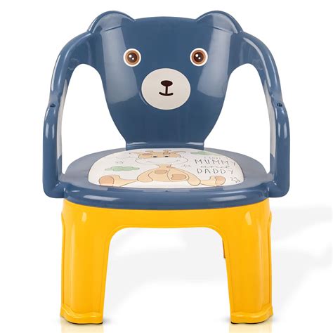 Baybee Plastic Baby Chair for Kids Study Table Chair with Cushion Seat ...