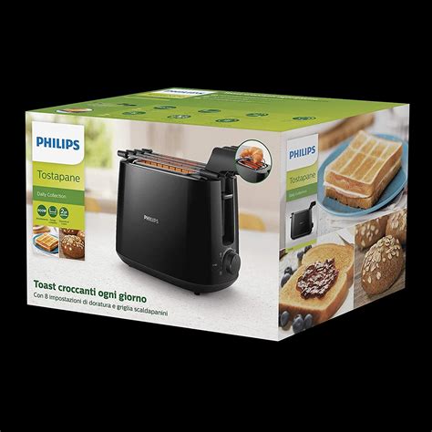 Philips 2 in 1 Pop up + grill Toaster Black | mykit | Buy online | Buy ...