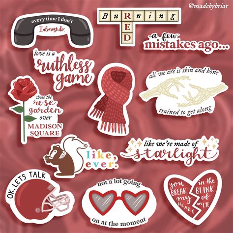 Taylor Swift Stickers Printable - Printable Free Templates