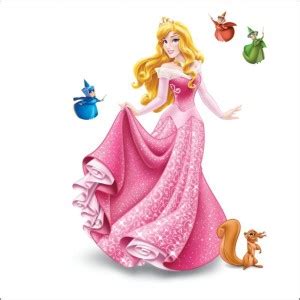 Decor studio 58 cm Princess Aurora Wall Sticker Design (Cover Area ...