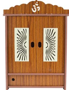 LAKHAJI Home & Office Wall Hanging MDF Wooden Temple with Acrylic ...