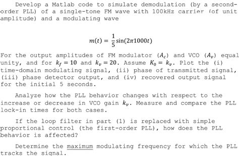 Image result for Frequency Demodulation Matlab Code