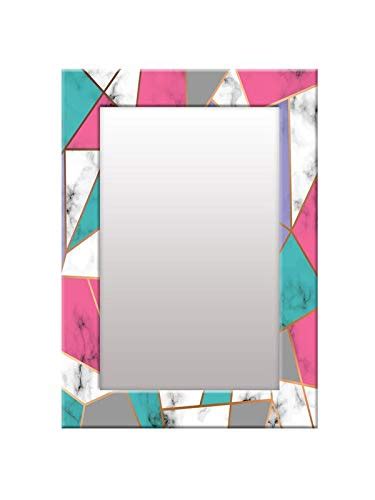 Buy 999STORE Printed mirriors for Wall Mirror for bathrooms Wall Blue ...