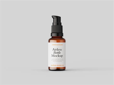 5 Free Airless Pump Bottle Mockup PSD Files - Free Package Mockups