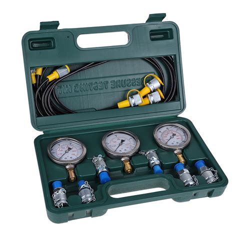 Buy Hydraulic Pressure Test Kit, Excavator Pressure Test Guage Coupling ...