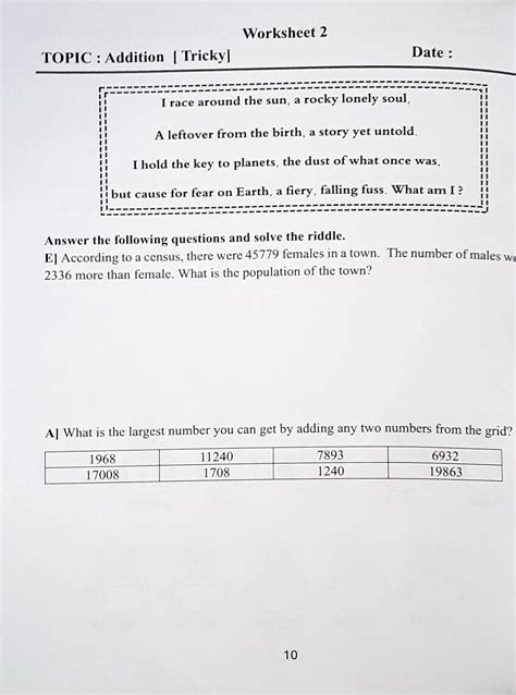 Mathmania Workbook Mathematics Grade 4 Word Problems – Books and You
