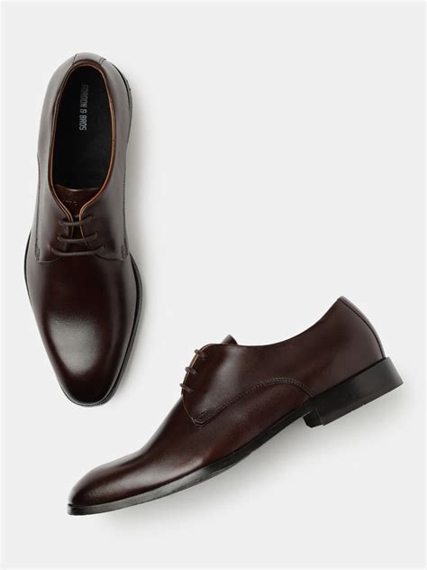 Shop Gordon And Bros Brown Men Derby Lace Up Shoes GRB559BROWN