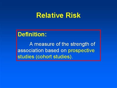 Image result for Relative risk Definition