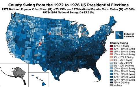 1976 Presidential Election Map