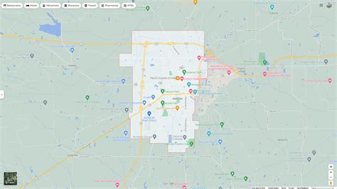 Starkville, Mississippi Map