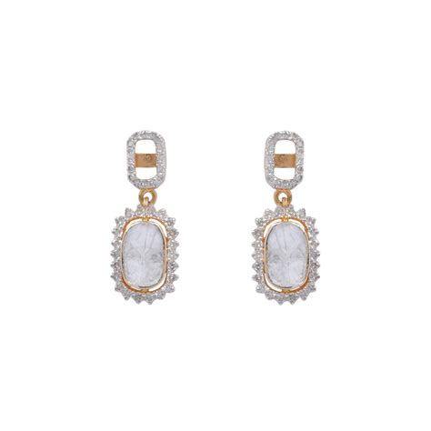 The Popular Polki Diamond Earrings | 14k Gold Minimal Jewellery – Polki ...