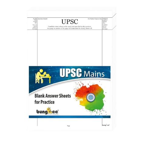 Bungbee UPSC Mains Answer Sheets + OMR Prelims Combo | ZepCliq