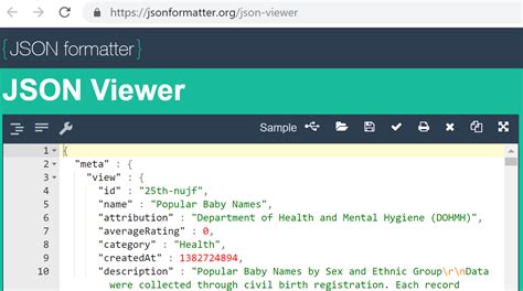 JSON Data Loading 的图像结果