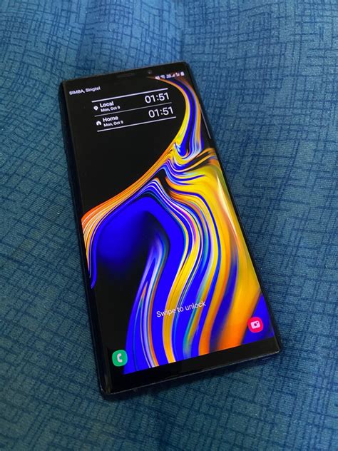 Image result for Note 9 Blue