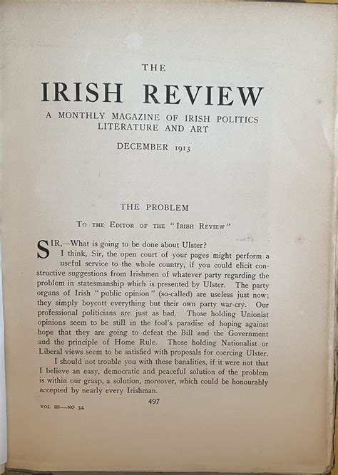 The Irish Review - December 1913 (Secondhand) - An Siopa Leabhar