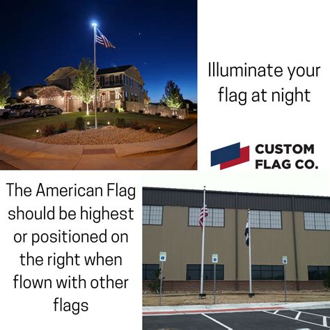 American Flag Etiquette Display