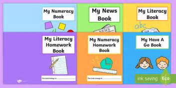 Activity Book Cover Pages| Primary Resources (teacher made)