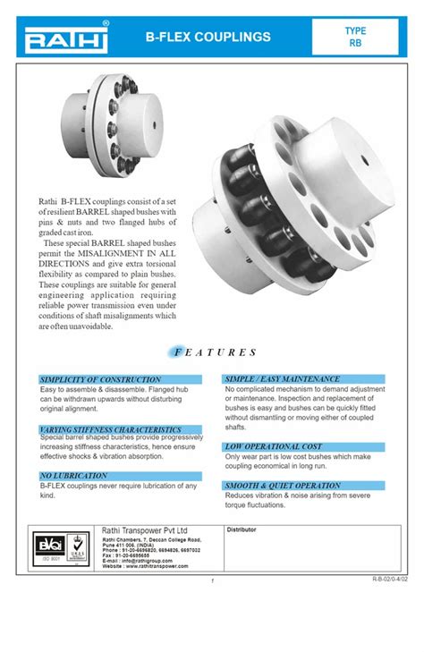 Pinbush Couplings - LOVEJOY PIN AND BUSH COUPLING RB Series Trader ...