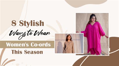 8 Stylish Ways to Wear Women's Co-ords This Season – THE INDIAN ETHNIC CO.