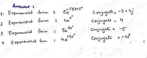 Image result for Express Complex Numbers in Exponential Form