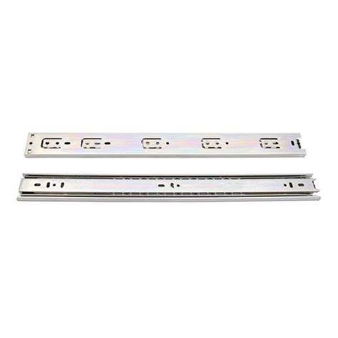 Juego de correderas con extensión metal 45.72 x 4.4 cm 2 piezas