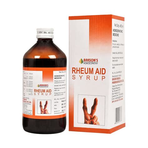 Buy Dr. Bakshi's BAKSON'S HOMOEOPATHY Rheum Aid Syrup (450ml) Online at ...