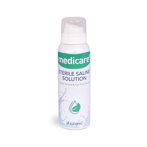 Medicare Sterile Saline Solution 100ml – Physiosupplies