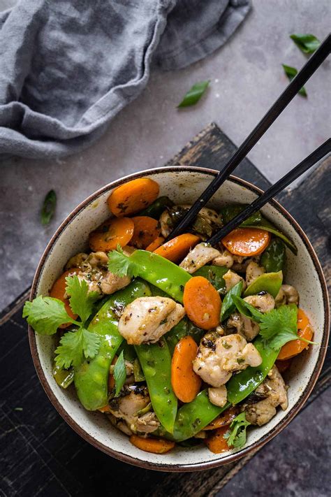 Chicken and Snow Pea Stir Fry – Healthy 30-Minute Dinner!