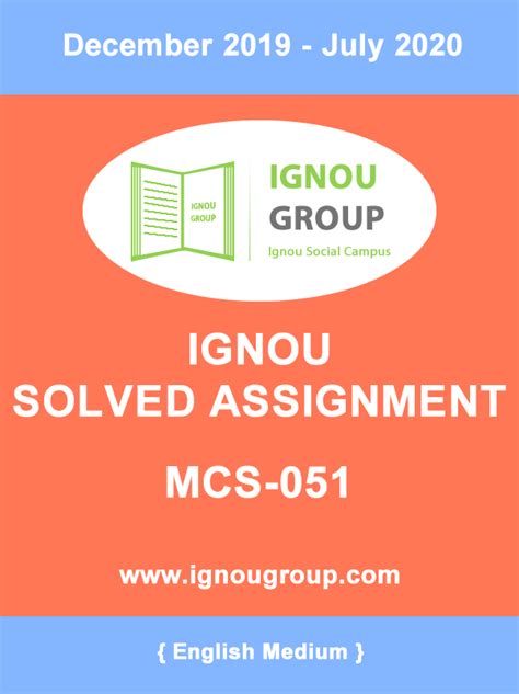 Image result for MCA Assignment IGNOU