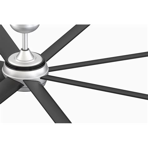 Fanimation Stellar Custom 64-in Black with Silver Tip Blades Color ...