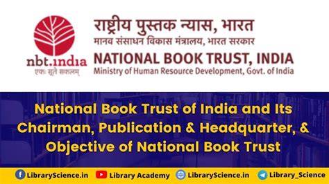 National Book Trust (NBT) of India and Its Activities & Objectives