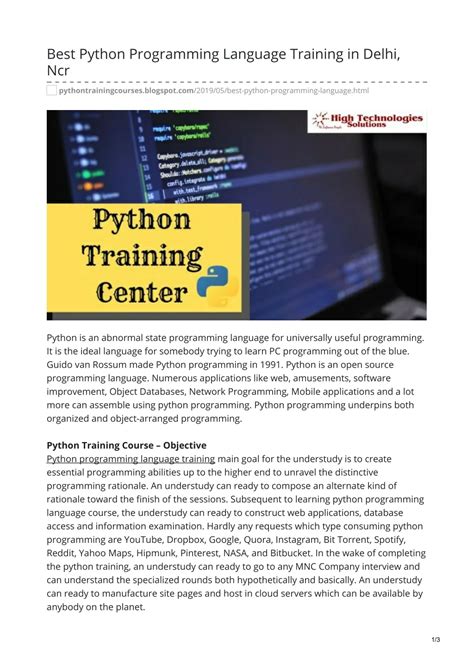 Image result for Python Programming Language Training