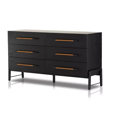 Four Hands Rosedale 3 Drawer Dresser - Ebony Oak