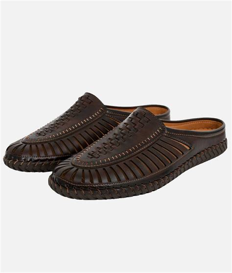 Ethnic Shoes - Big Boon Men's Ethnic Shoes Mules with Laser Cut Style ...