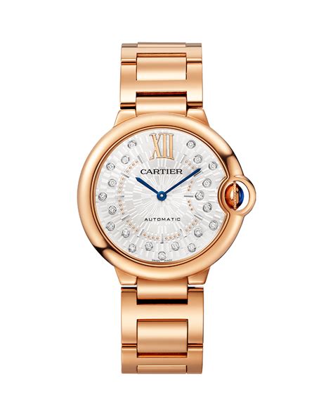 Cartier - Ballon Bleu de Cartier 36 mm Rose Gold Diamonds - WGBB0055 ...
