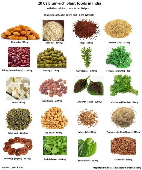 20 plant foods rich in calcium | Calcium rich foods, Foods with calcium, Calcium vitamins