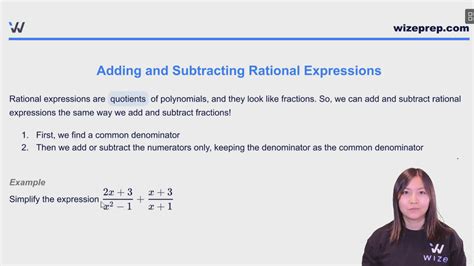 Adding Rational Expressions