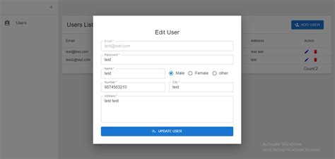 Node SQL Crud Tutorial 的图像结果