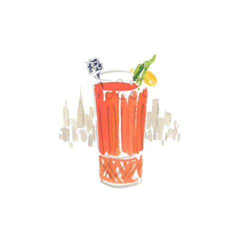 St. Regis Bloody Mary recipe book with signature red cocktail