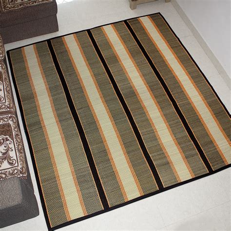 Buy HOKIPO Natural Handmade Madurkathi 6x7 Feet Large Chatai Mats for ...
