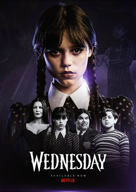 High Quality Wednesday Design 17 A2 Size Poster - Pixie Posters