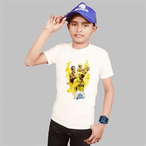 Csk Jersey Chennai Super King T Shirt - Buy Csk Jersey Chennai Super ...