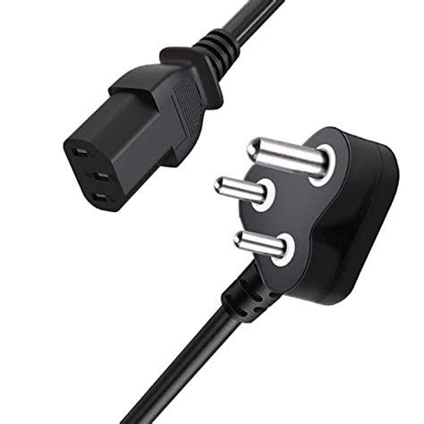 Buy Power Cable for PC/Desktop Size 1.5 M Computer/Monitor/SMPS/TV ...
