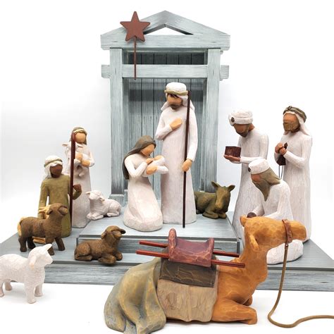 Nativity Set Willow Tree Amazon.com: Willow Tree Crèche For The