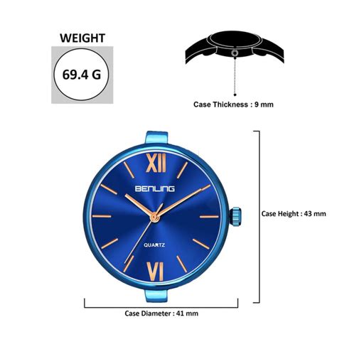 Benling Classic Series Stainless Steel bracelet Watch for Women