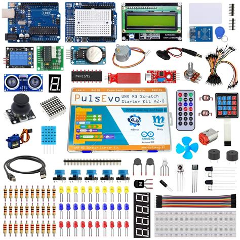 PulsEvo UNO R3 Scratch (Graphical Programming) Starter Kit V2 Mixly M ...