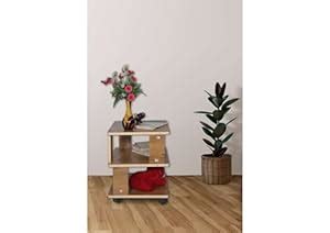 SBF Furniture Center Table Engineered Wood Coffee Table (Oak_Yellow ...