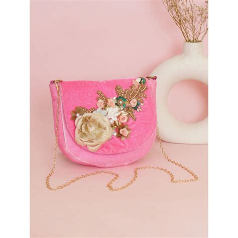 Buy Fabbhue Women Pink Casual Mini Sling Bags Online