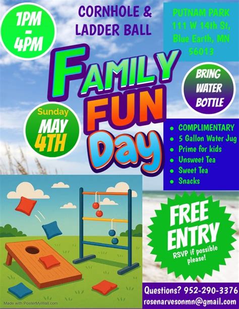 Cornhole and Ladder ball at Putnam Park! (Complimentary drinks and ...