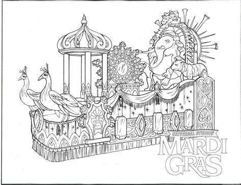 Mardi Gras Picture coloring page - Download, Print or Color Online for Free